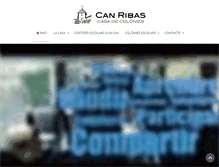 Tablet Screenshot of canribascasadecolonies.cat